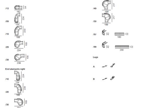 Диван от фабрики De Sede модель DS-1064-SOFA