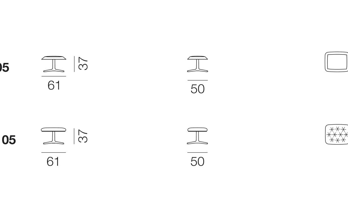 Пуф от фабрики De Sede модель DS-144-FOOT 
