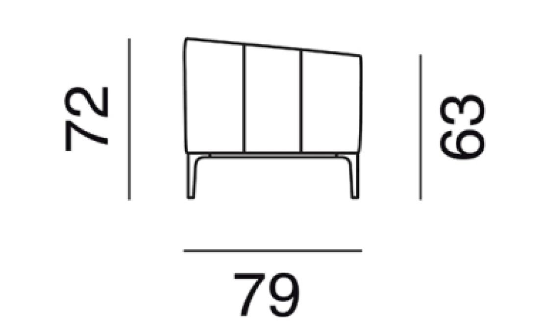 Кресло от фабрики De Sede модель DS-161/01-ARM