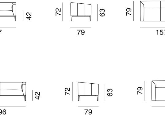 Диван от фабрики De Sede модель DS-161-SOFA