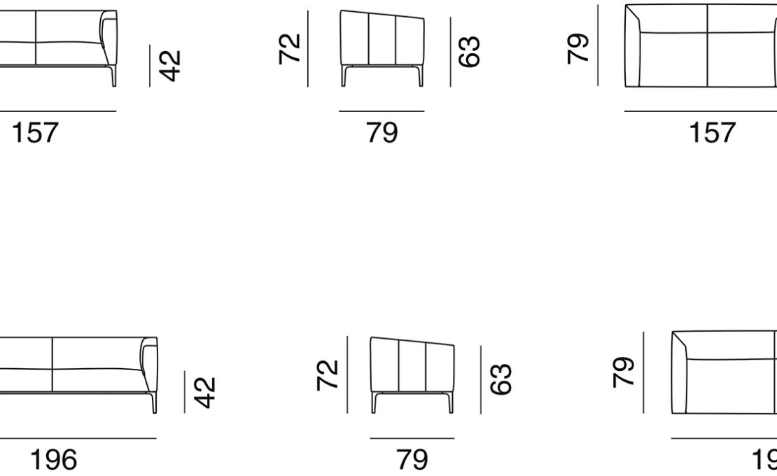 Диван от фабрики De Sede модель DS-161-SOFA