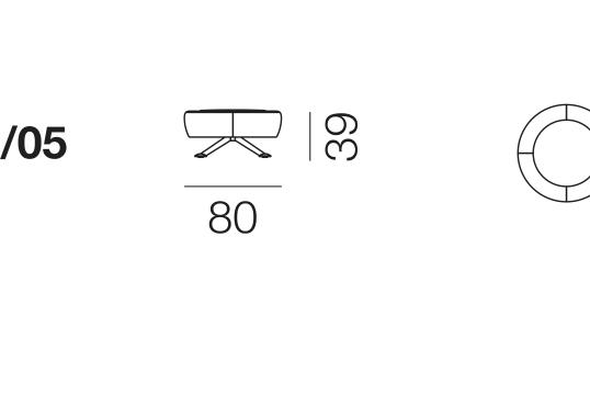 Пуф от фабрики De Sede модель DS-164/05-FOOTSTOL