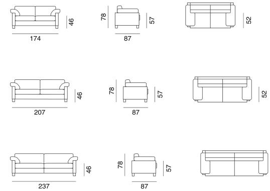Диван от фабрики De Sede модель DS-17-SOFA