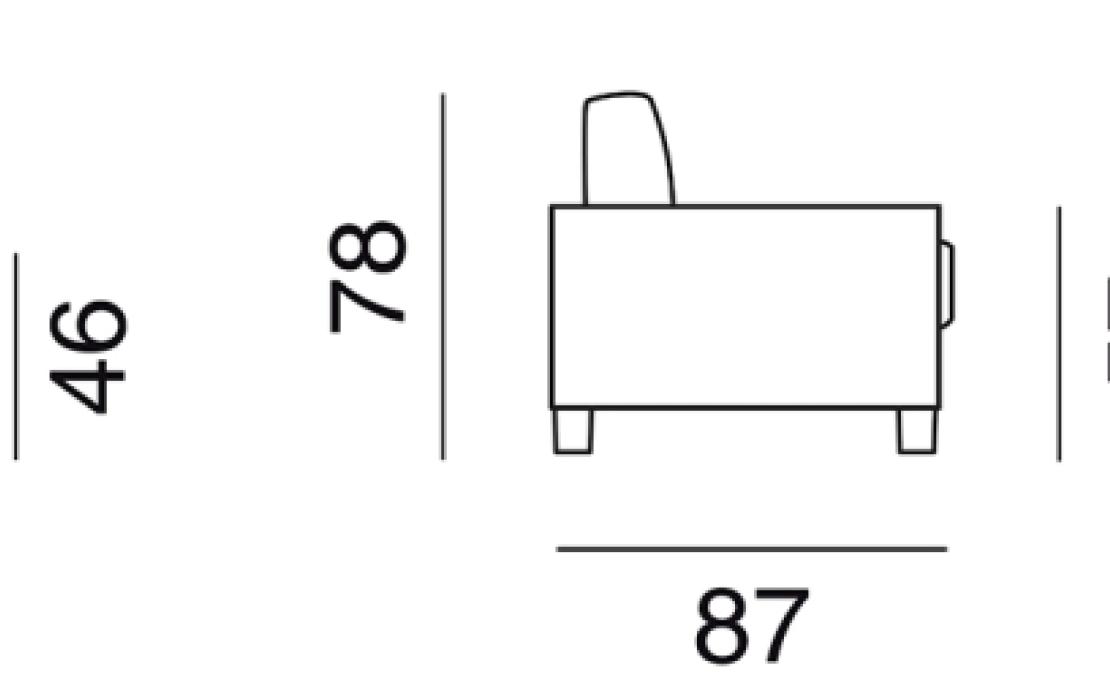 Кресло от фабрики De Sede модель DS-17/151-ARM