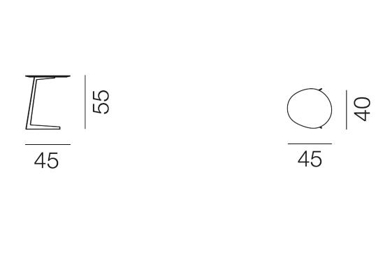 Журнальный столик от фабрики De Sede модель DS-196/61-SIDE TABLE