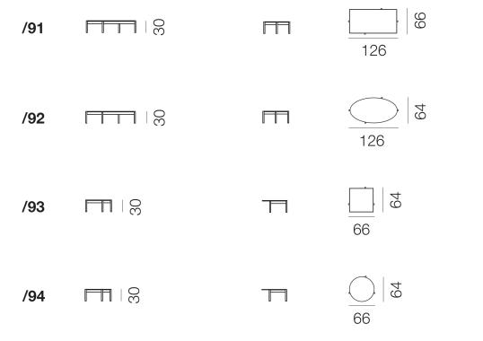 Журнальный столик от фабрики De Sede модель DS-21-