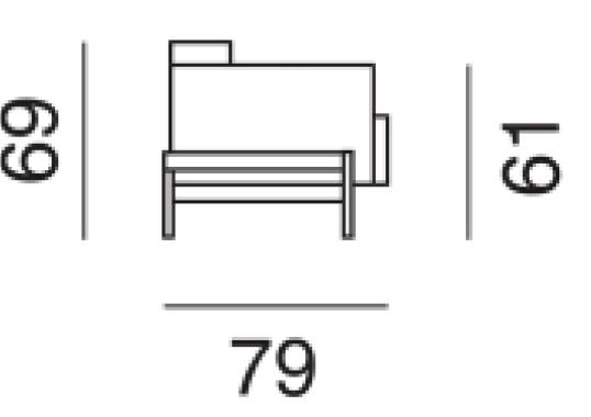 Кресло от фабрики De Sede модель DS-21/01-ARM
