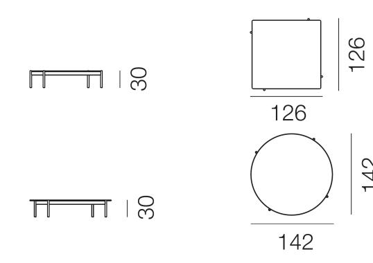 Журнальный столик от фабрики De Sede модель DS-22-