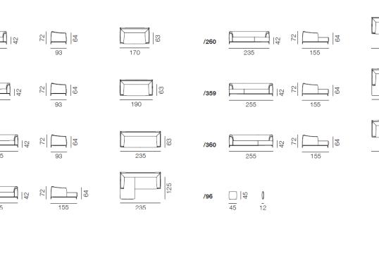 Диван от фабрики De Sede модель DS-276-SOFA
