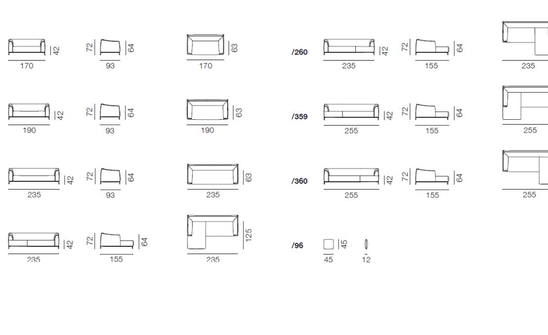 Диван от фабрики De Sede модель DS-276-SOFA
