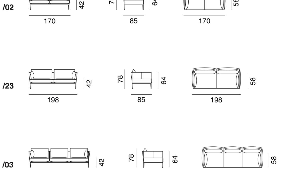 Диван от фабрики De Sede модель DS-333 Sofa
