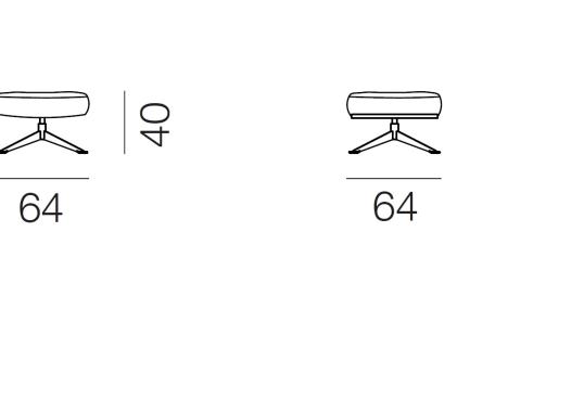 Пуф от фабрики De Sede модель DS-31/105-FOOT
