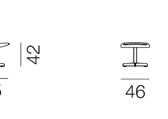 Пуф от фабрики De Sede модель DS-344/05-FOOT