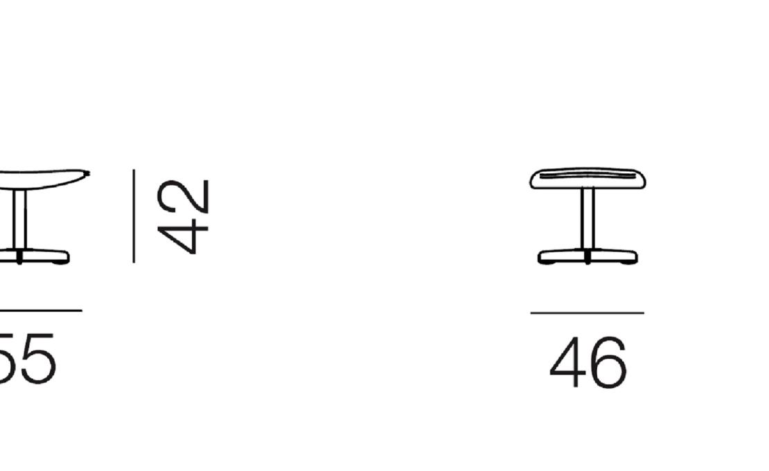 Пуф от фабрики De Sede модель DS-344/05-FOOT