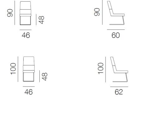 Стул от фабрики De Sede модель DS-414- CANTILEVER  