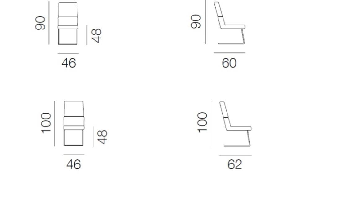 Стул от фабрики De Sede модель DS-414- CANTILEVER  