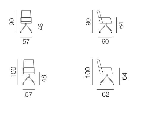 Стул от фабрики De Sede модель DS-414-  WITH ARMRESTS