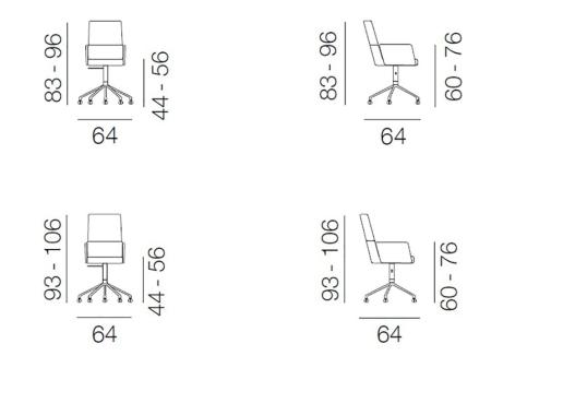 Офис от фабрики De Sede модель DS-414-  WITH WHEELS