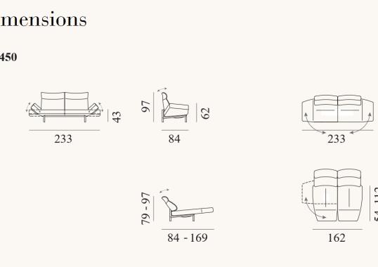 Диван от фабрики De Sede модель DS-450-SOFA