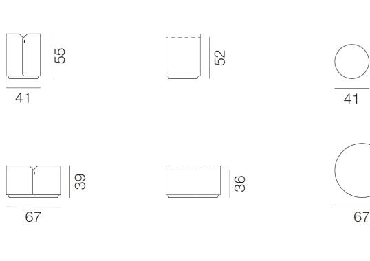 Журнальный столик от фабрики De Sede модель DS-5020- OCCASIONAL TABLE