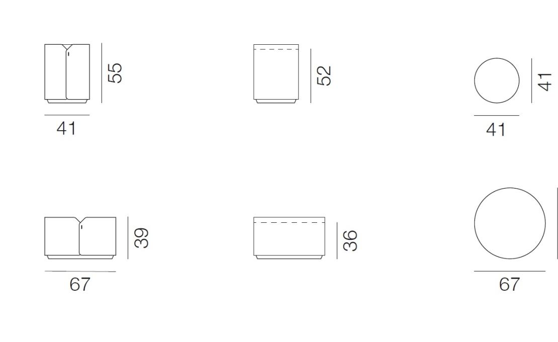 Журнальный столик от фабрики De Sede модель DS-5020- OCCASIONAL TABLE