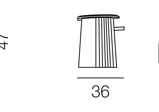 Табурет от фабрики De Sede модель DS-5010/05-FOLDING 