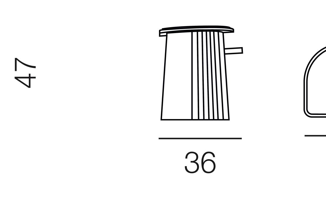 Табурет от фабрики De Sede модель DS-5010/05-FOLDING 