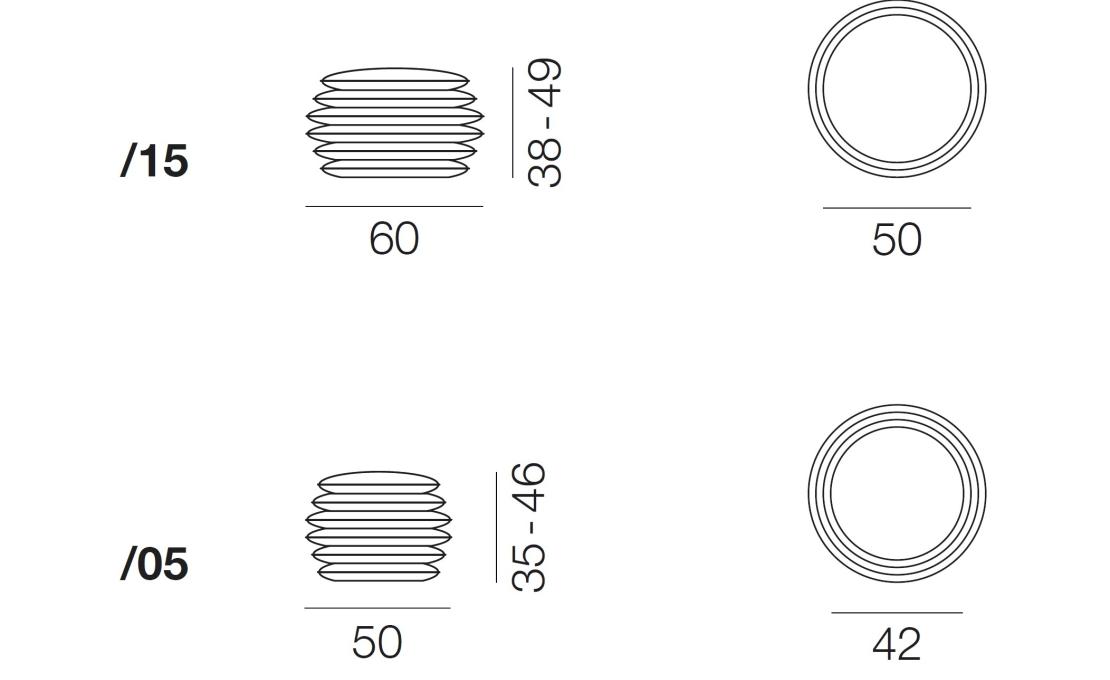 Пуф от фабрики De Sede модель DS-5050-POUF