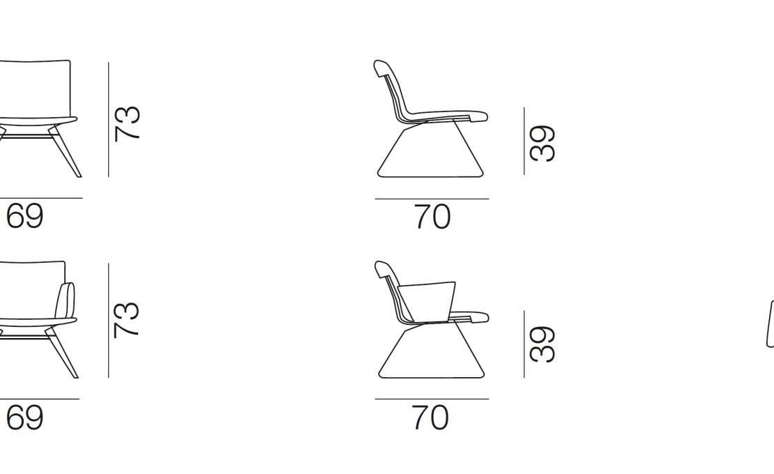 Кресло от фабрики De Sede модель DS-515-  LOUNGE 