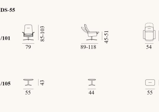 Кресло De Sede DS-55-ARMCHAIR image 2