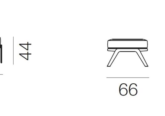 Пуф от фабрики De Sede модель DS-60/05-POUF