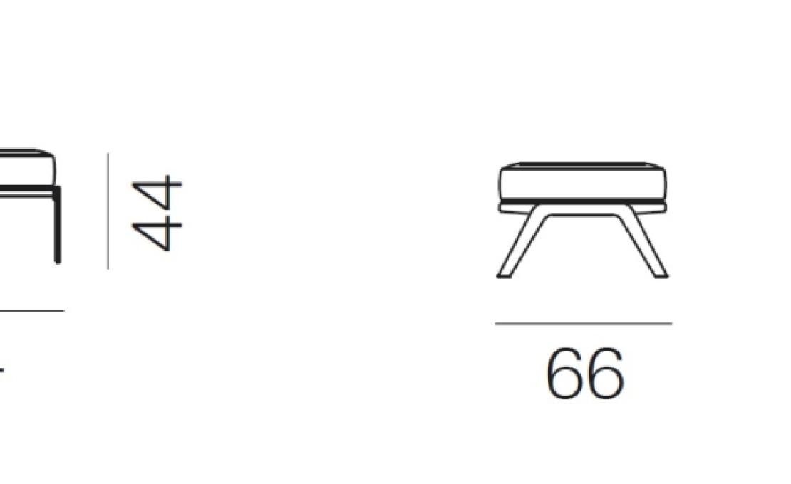 Пуф от фабрики De Sede модель DS-60/05-POUF