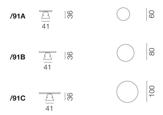 Журнальный столик от фабрики De Sede модель DS-615- 