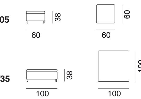 Пуф от фабрики De Sede модель DS-7-POUF