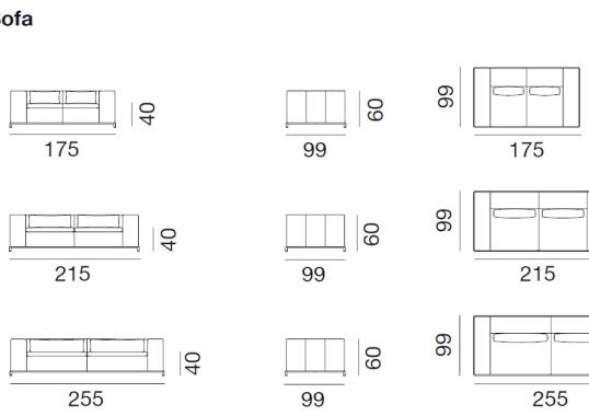 Диван от фабрики De Sede модель DS-7 ROMA-SOFA