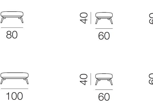 Пуф от фабрики De Sede модель DS-87-POUF