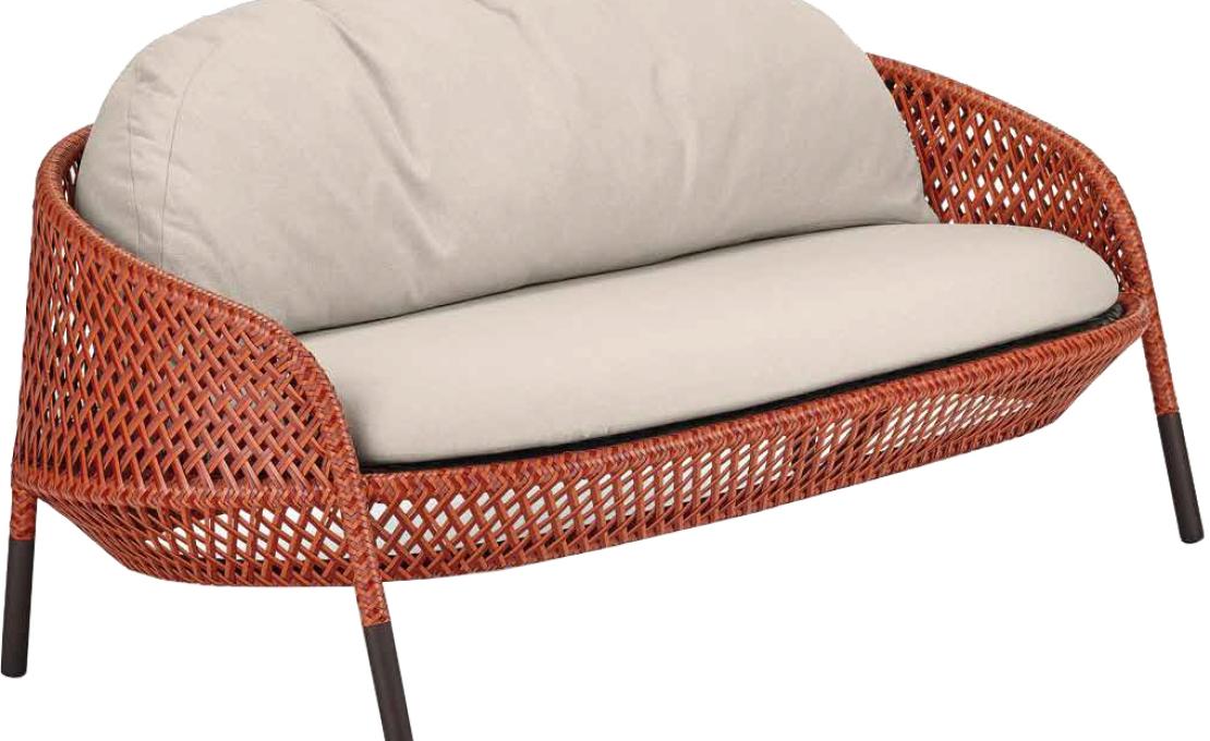 Уличный диван от фабрики Dedon модель Ahnda 2-Seater Sofa
