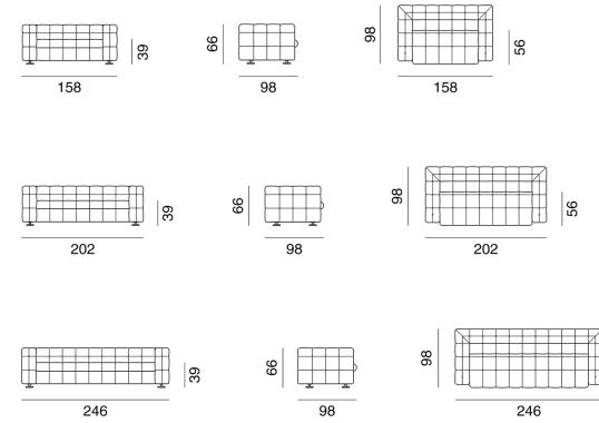 Диван от фабрики De Sede модель RH-306 Sofa