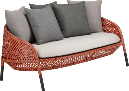 Уличный диван от фабрики Dedon модель Ahnda 2-Seater Sofa