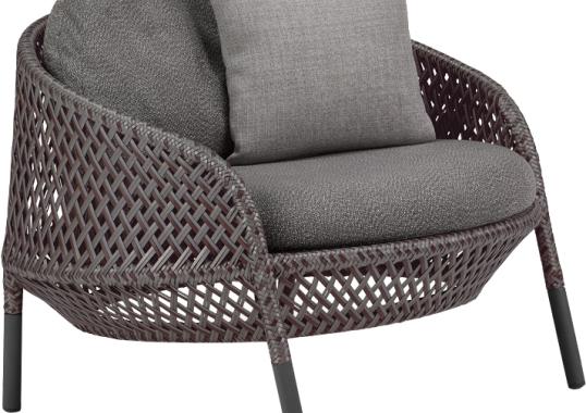 Уличное кресло от фабрики Dedon модель Ahnda Lounge 