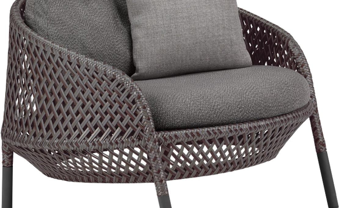 Уличное кресло от фабрики Dedon модель Ahnda Lounge 