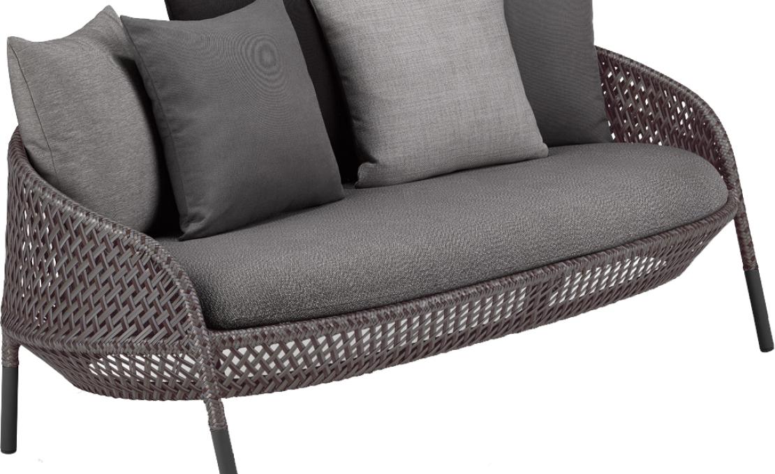 Уличный диван от фабрики Dedon модель Ahnda 2-Seater Sofa