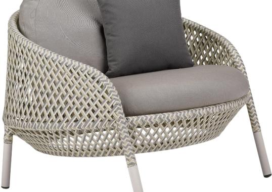 Уличное кресло от фабрики Dedon модель Ahnda Lounge 