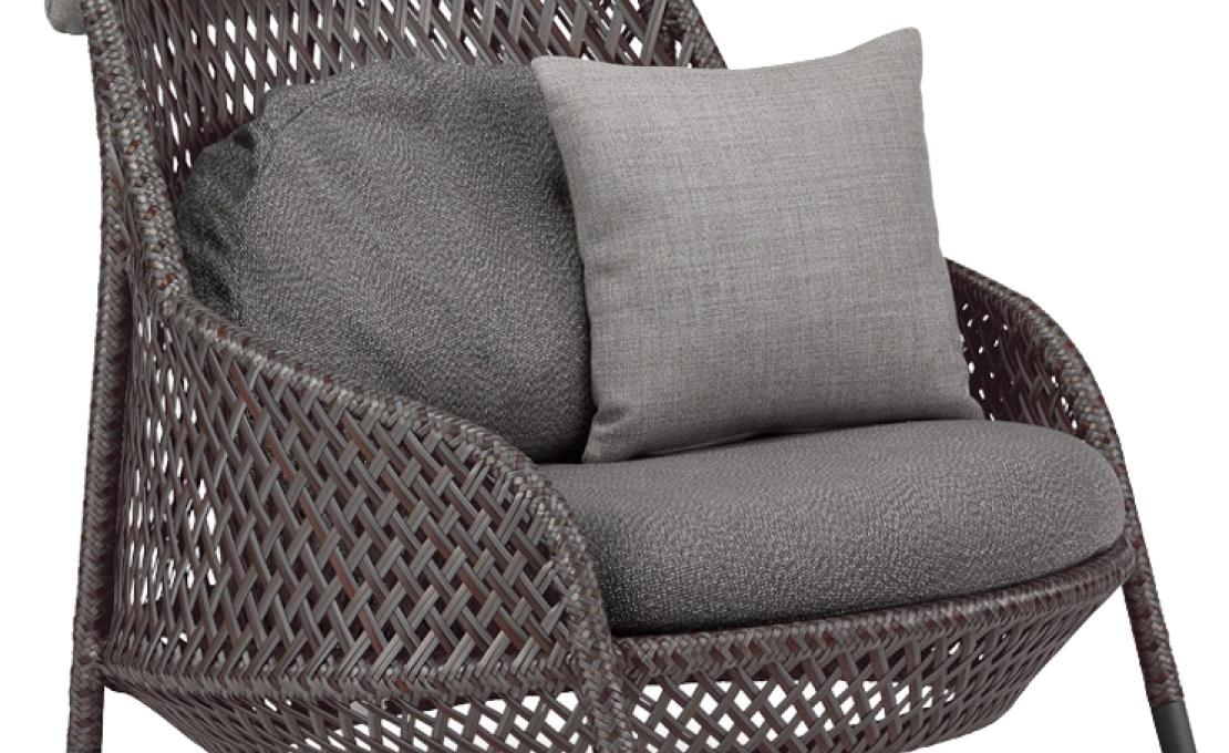 Уличное кресло от фабрики Dedon модель Ahnda Wing 