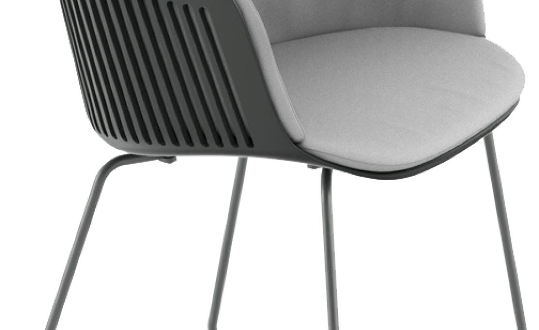 Уличный стул от фабрики Dedon модель AIIR Arm With Slade Base