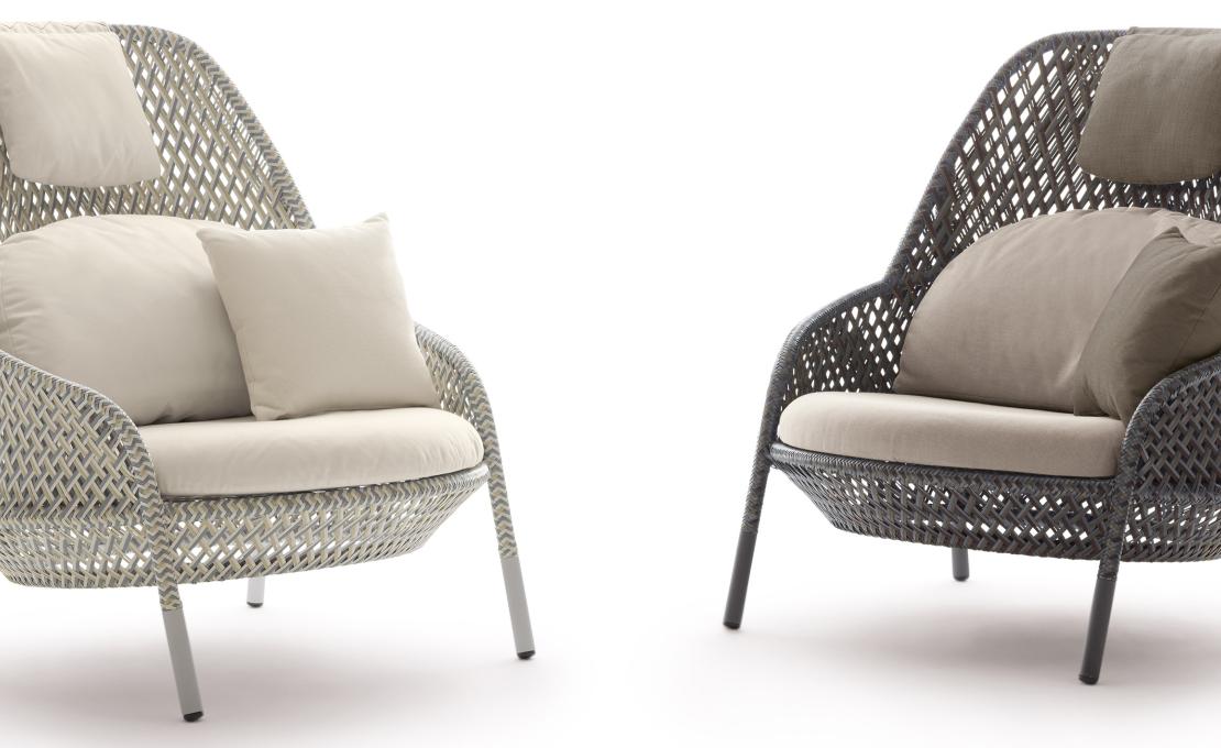 Уличное кресло от фабрики Dedon модель Ahnda Wing 