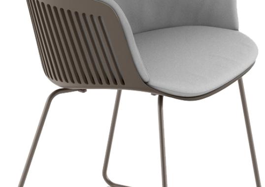 Уличный стул от фабрики Dedon модель AIIR Arm With Slade Base