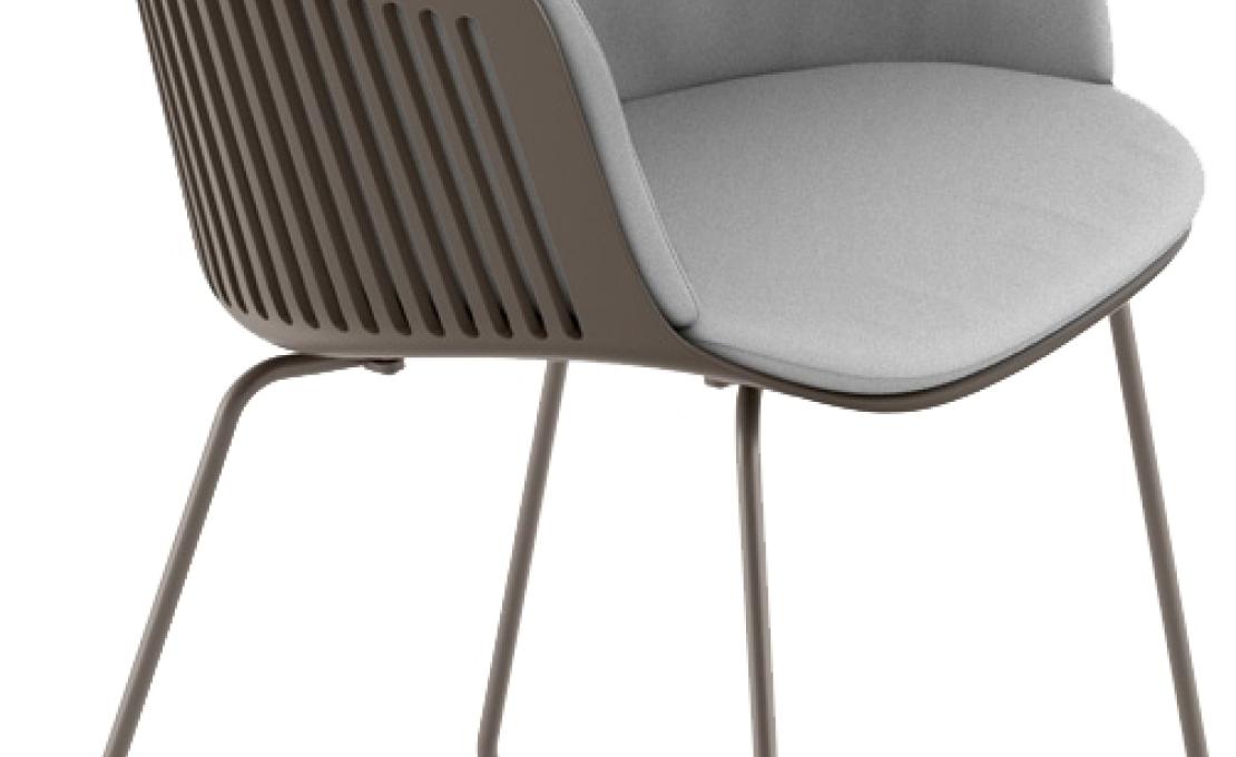 Уличный стул от фабрики Dedon модель AIIR Arm With Slade Base