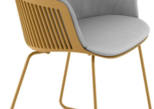 Уличный стул от фабрики Dedon модель AIIR Arm With Slade Base