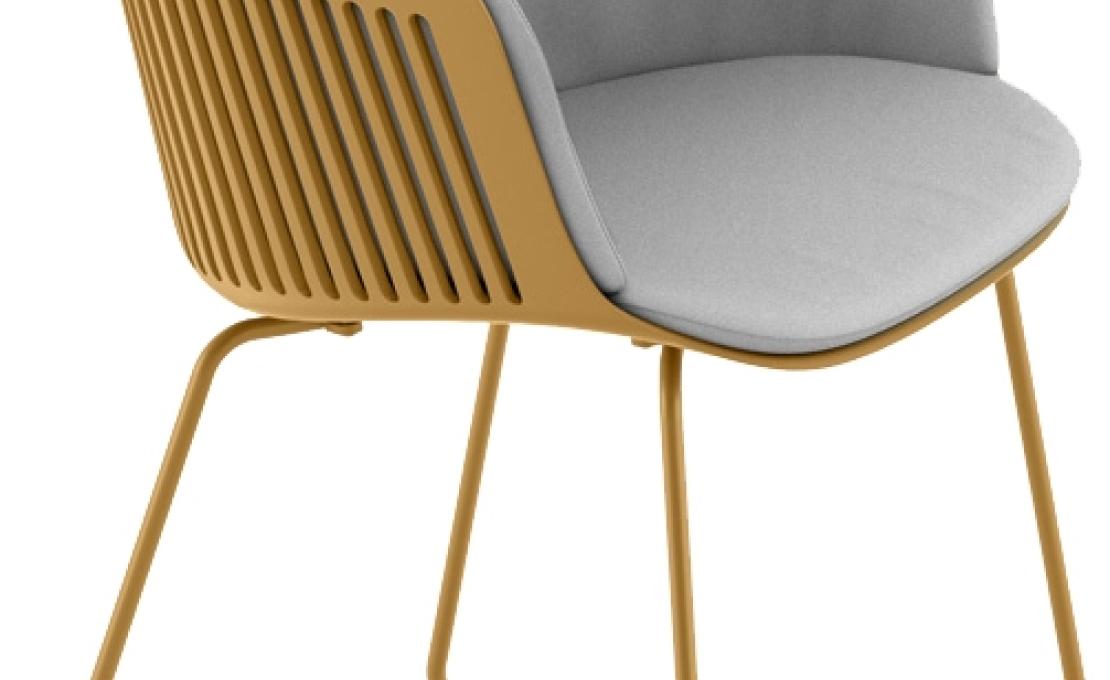 Уличный стул от фабрики Dedon модель AIIR Arm With Slade Base